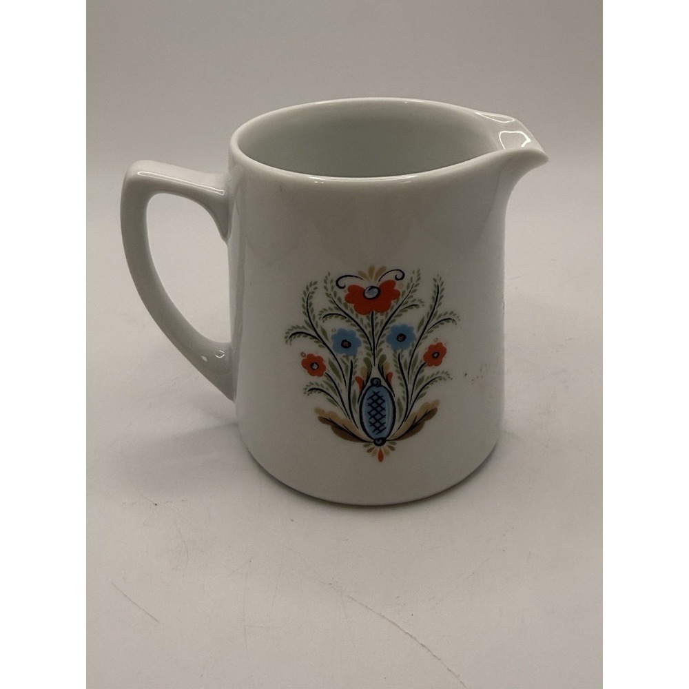 Berggren Swedish Folk Art Creamer Ceramic Hand Painted Z13